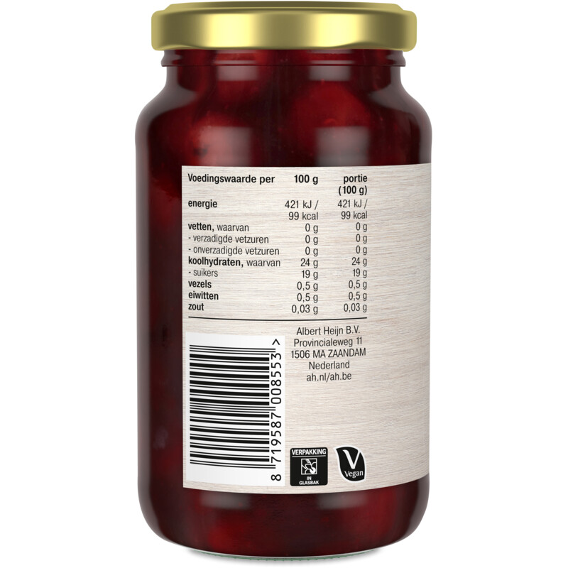 Een afbeelding van AH Taartvulling kersen