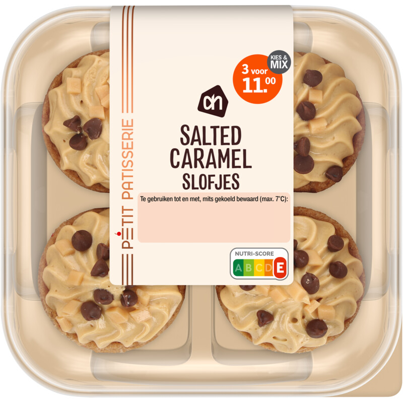 Een afbeelding van AH Salted caramel slofjes