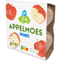 Een afbeelding van AH Biologisch Appelmoes 0% suiker toegevoegd