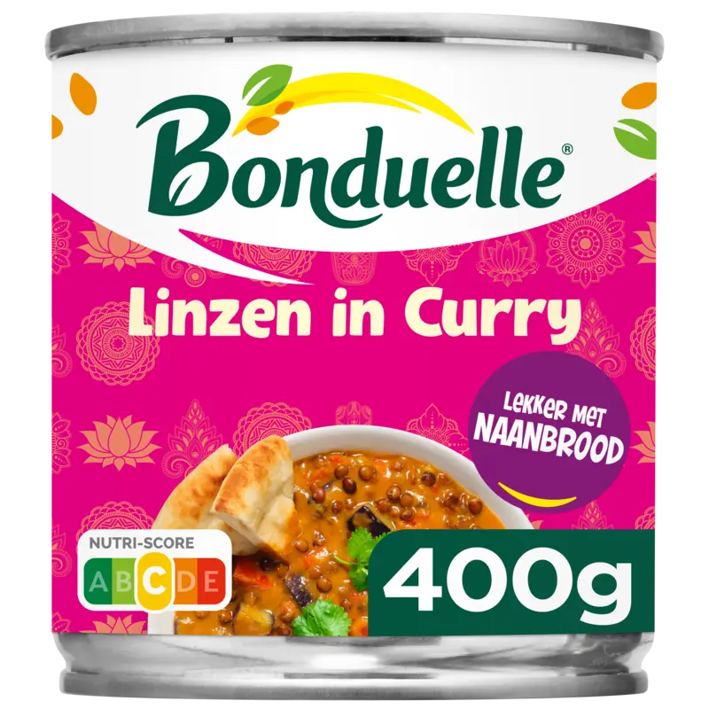 Bonduelle Linzen in curry