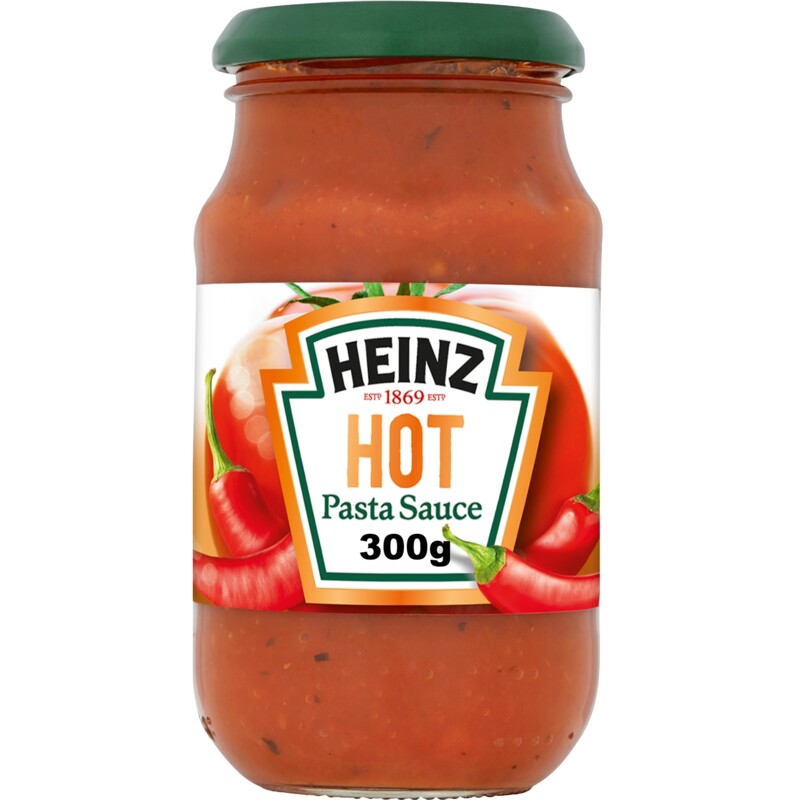 Een afbeelding van Heinz Hot pasta sauce