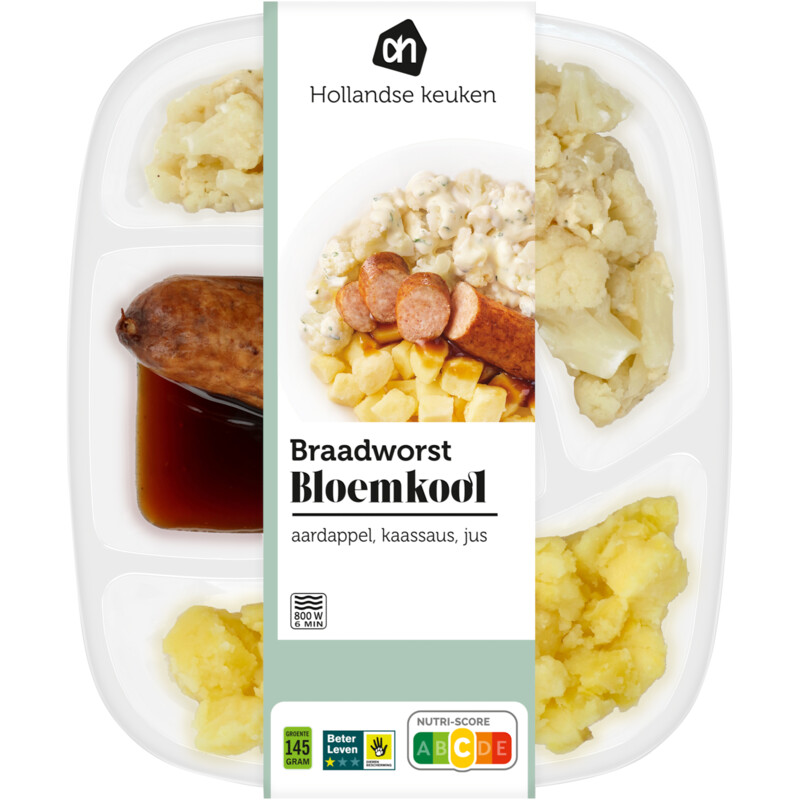 Een afbeelding van AH Braadworst bloemkool