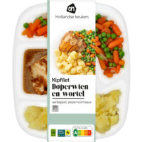 Afbeelding van Kipfilet pepersaus met wortel en doperwt
