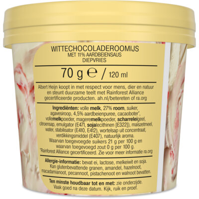 pdp-image-AH Witte chocolade roomijs aardbeiensaus