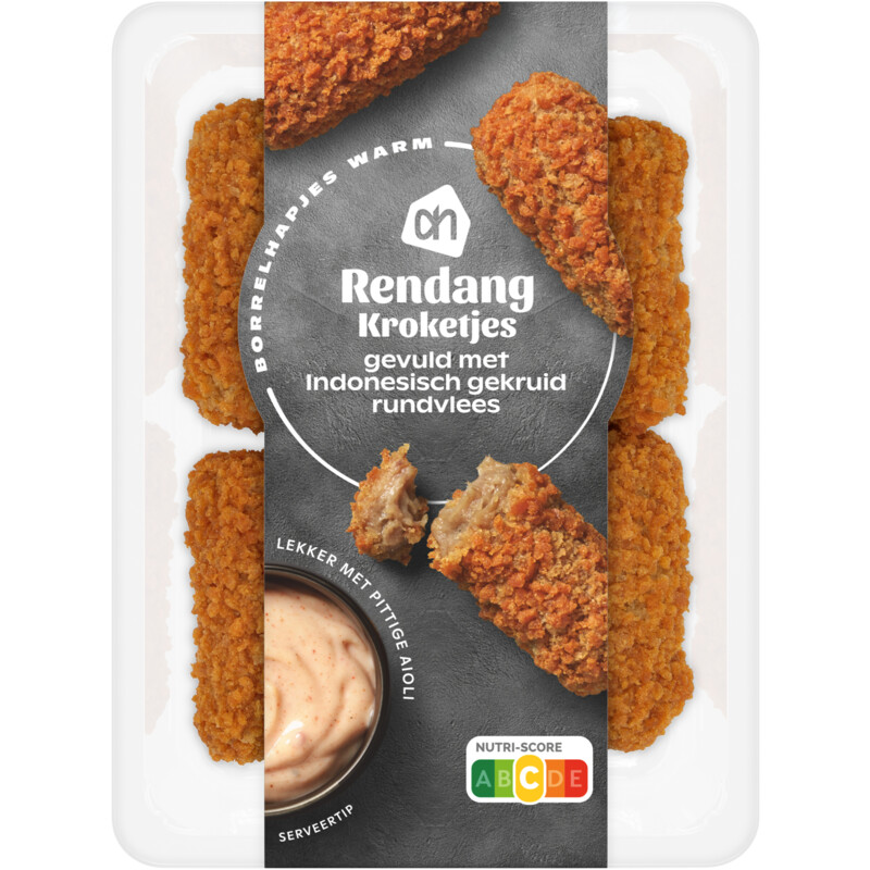 Een afbeelding van AH Rendang kroketjes