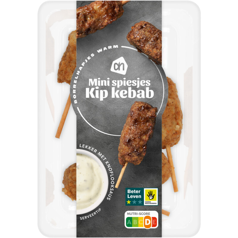 Een afbeelding van AH Mini spiesjes kip kebab