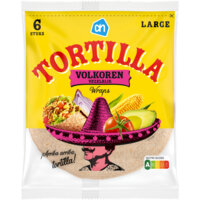 Een afbeelding van AH Tortilla wraps volkoren large
