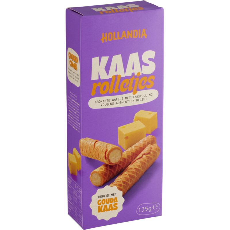 Een afbeelding van Hollandia Kaasrolletjes Gouda kaas