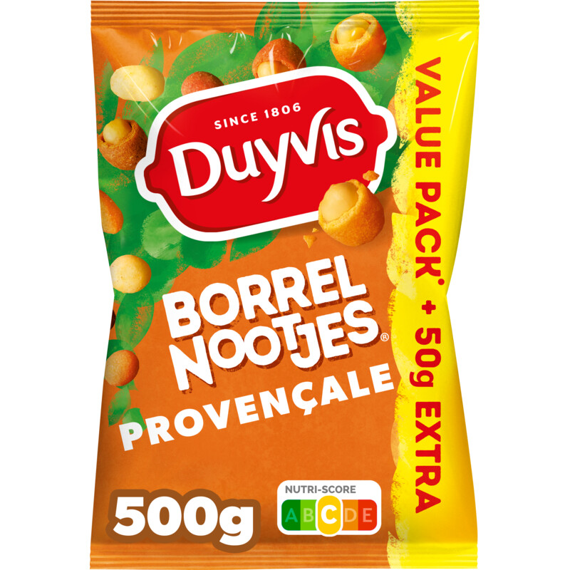 Een afbeelding van Duyvis Borrelnootjes provencale
