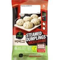 Een afbeelding van Bibigo Steamed dumplings kimchi flavour