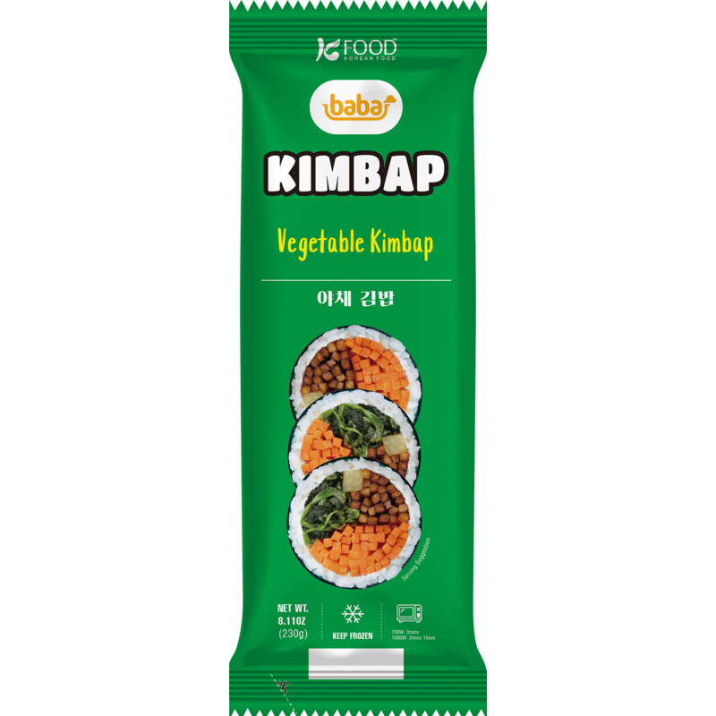 Een afbeelding van Baba Kimbap vegetable