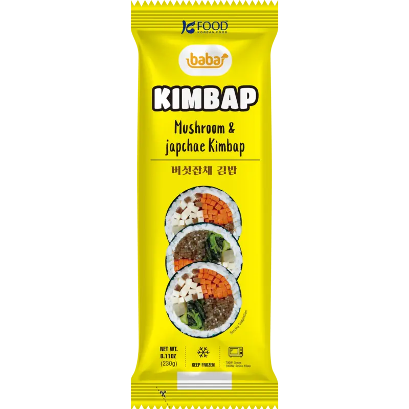 Kimbap mushroom & japchae