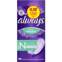 Een afbeelding van Always Fresh normal 0% perfume inlegkruisje