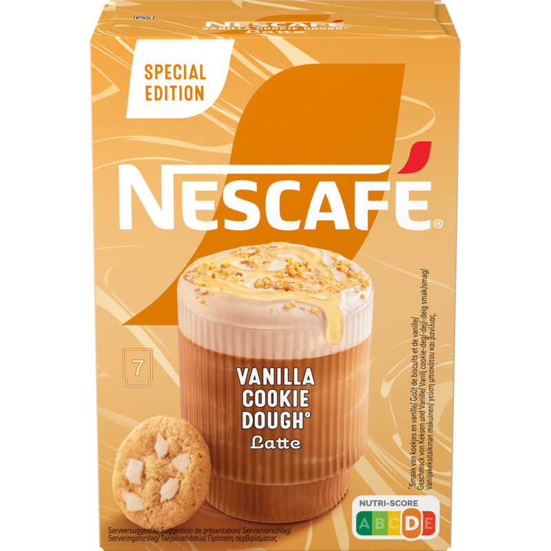 Een afbeelding van Nescafé Mixes vanilla cookie dough oploskoffie