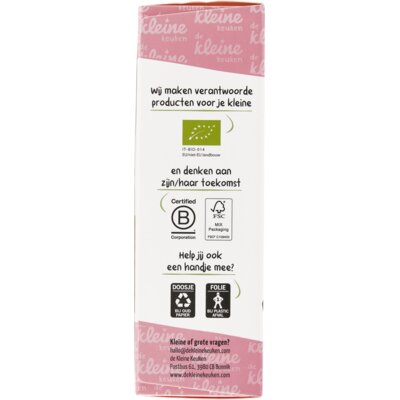 pdp-image-De Kleine Keuken Biologische hartjes koekjes aardbei 18m+