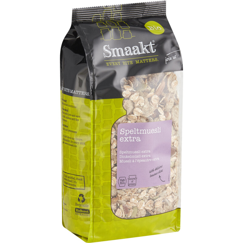 Een afbeelding van Smaakt Speltmuesli extra