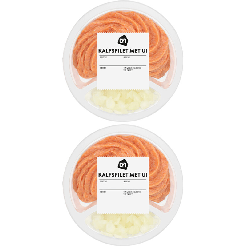 Een afbeelding van AH Kalfsfilet met uitjes 2-pack