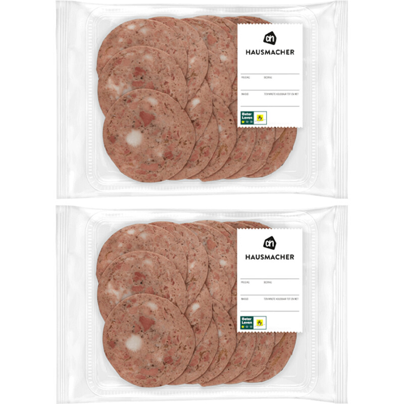 Een afbeelding van AH Hausmacher gesneden 2-pack