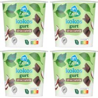 Een afbeelding van AH Terra kokos gurt stracciatella 4-pack