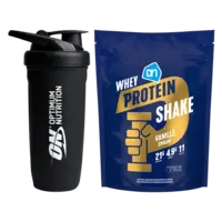 AH Whey Protein en shaker pakket