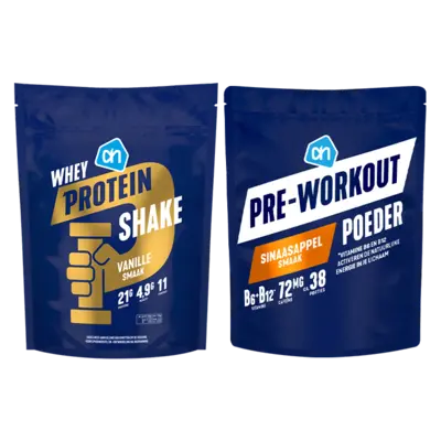 pdp-image-AH Whey Protein en preworkout pakket