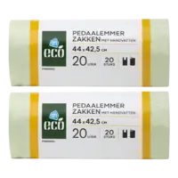AH Eco Pedaalemmerzakken 20 liter 2-pack
