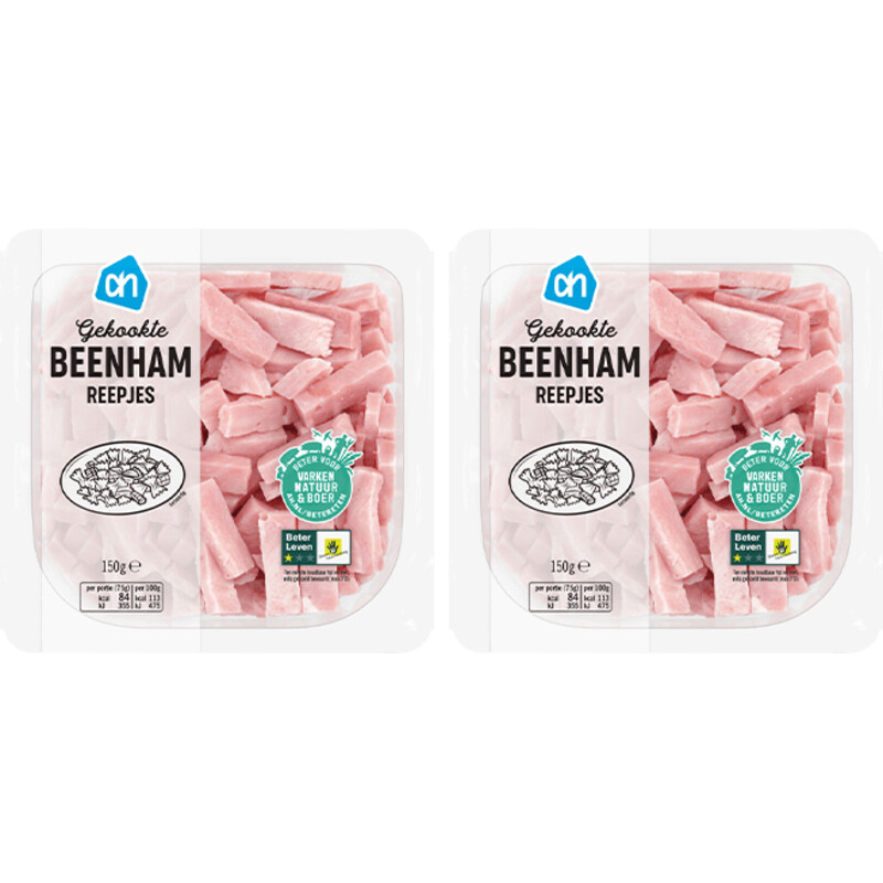 Een afbeelding van AH Beenham reepjes 2-pack