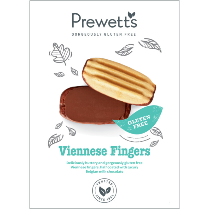 Een afbeelding van Prewetts Milk chocolate Viennese fingers