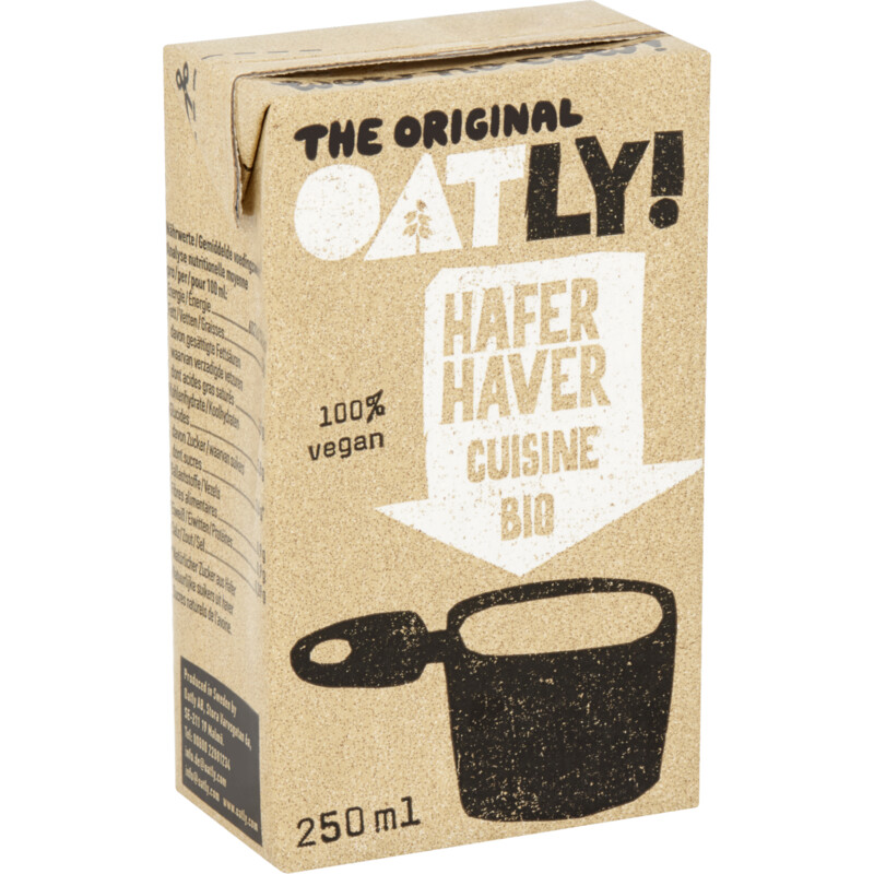 Een afbeelding van Oatly! Haver cuisine bio