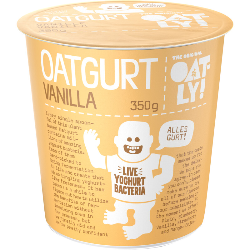 Een afbeelding van Oatly! Oatgurt vanille