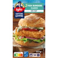 Een afbeelding van Iglo Fish burgers classic