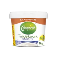 Campina Volle kwark naturel voordeelpak