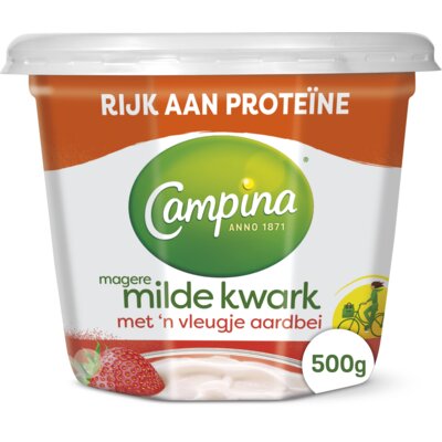 pdp-image-Campina Magere milde kwark aardbei