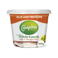 Campina Magere milde kwark kokos