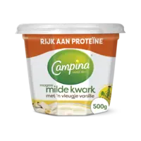Campina Magere milde kwark met vleugje vanille