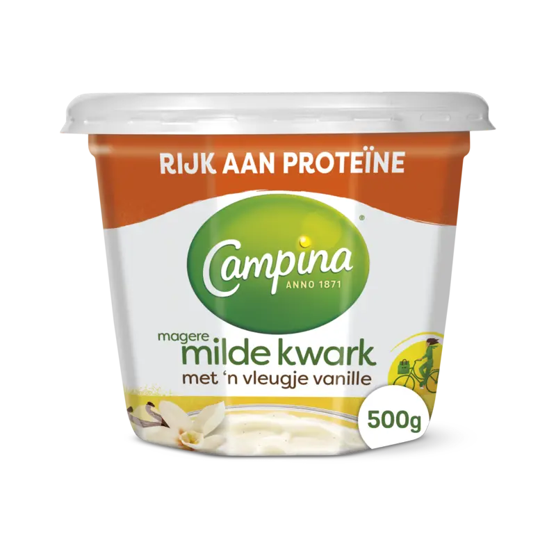 Magere Milde Kwark met 'n Vleugje Vanille