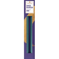 Afbeelding van Excellent Dinerkaarsen 5 uur metallic groen
