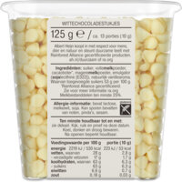 Een afbeelding van AH Witte chocolade druppels