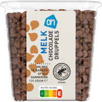 Een afbeelding van AH Melk chocolade druppels