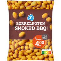 Een afbeelding van AH Borrelnoten smoked BBQ smaak