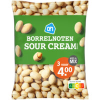 Een afbeelding van AH Borrelnoten sour cream smaak