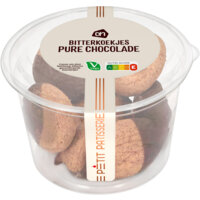 Een afbeelding van AH Bitterkoekjes pure chocolade