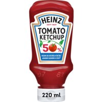 Heinz Tomato ketchup 50% minder suikers & zout