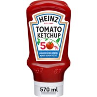Heinz Tomato ketchup 50% minder suikers & zout