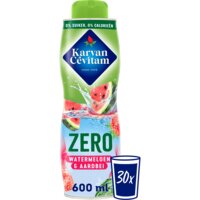 Een afbeelding van Karvan Cévitam Zero watermeloen & aardbei siroop