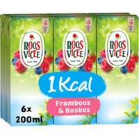 Afbeelding van Roosvicee 1 kcal framboos & bosbes 6-pack