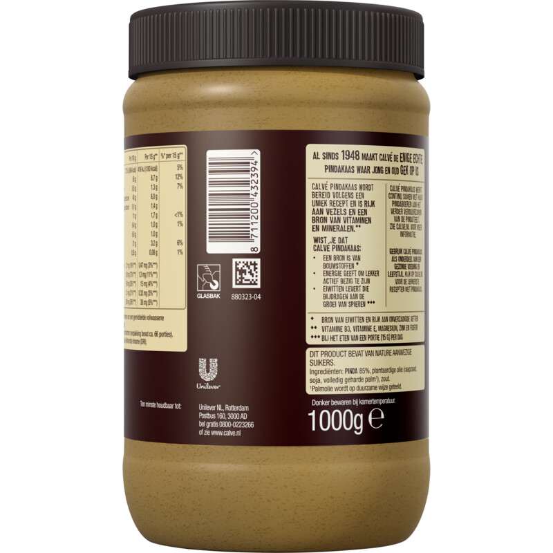 Calvé Pindakaas pot bestellen Albert Heijn