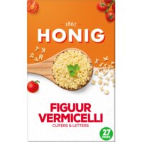 Een afbeelding van Honig Figuurvermicelli cijfers & letters