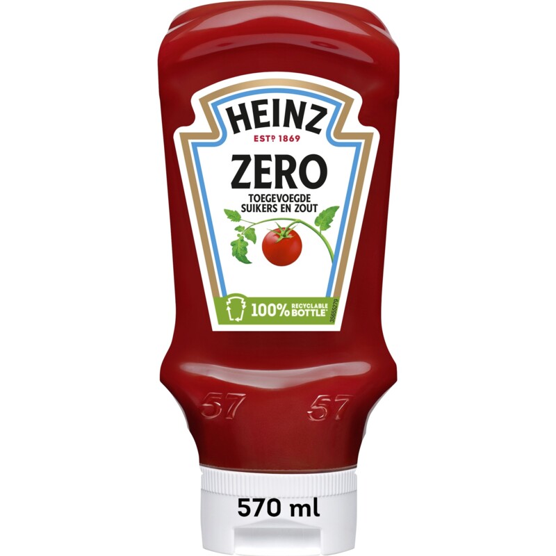 Een afbeelding van Heinz Tomato ketchup zero toegevoegde suikers