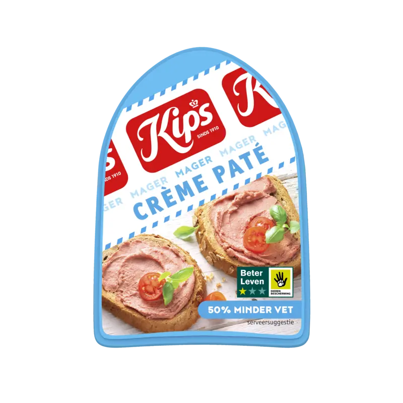 Kips Magere crème paté
